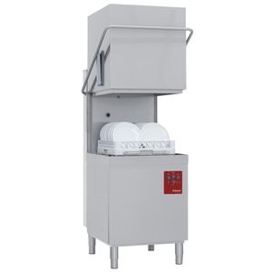Diamond 015-25D/6 500mm Basket Passthrough Hood Dishwasher, 30 Baskets per Hour - 015-25D-6 - 1