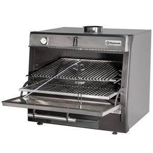 Diamond CBQ-075/SS Stainless Steel BBQ Charcoal Oven - CBQ-075-SS - 1