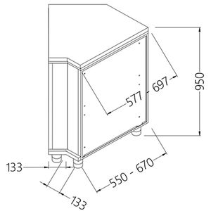 Diamond CN45X/5 Neutral Back Angle - Closed 45° - CN45X-5 - 1