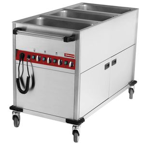 Diamond CT331/C Heated Trolley, 3 x 1/1 GN - CT331-C - 1