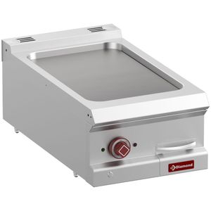 Diamond E7/PL4T-N Electric Smooth Fry Top Grill, 5kW - E7-PL4T-N - 1