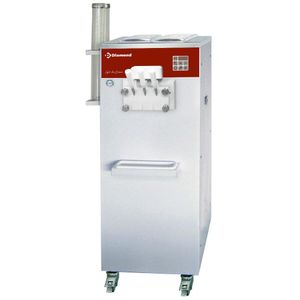 Diamond DST/2-27AG Soft ice-cream machine, 2 flavors + mixed ice-cream, 22.5 Kg/h, air conden. - DST-2-27AG - 1