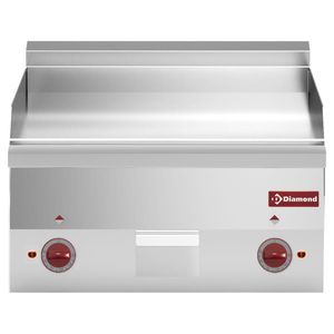 Diamond E60/PLCD6T-N Smooth Electric Chrome Cooking Plate, 6kW - E60-PLCD6T-N - 1