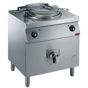 Diamond G22/M1008-N Gas Direct Heating Rounded Kettle on Cupboard, 100 Litres - G22-M1008-N - 1