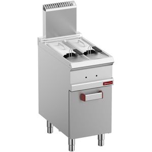 Diamond G7/F2V7A4-N Double Basket Freestanding Gas Fryer on Neutral Closed Cupboard - G7-F2V7A4-N - 1