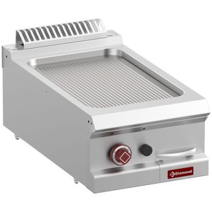 Diamond G7/PR4T-N Gas Ribbed Fry Top Grill - G7-PR4T-N - 1