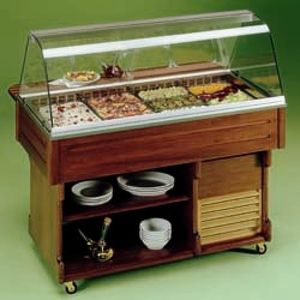 Diamond MULTISERVICE4LUX-LIQ Refrigerated Buffet Bar, 4 x 1/1 GN - MULTISERVICE4LUX-LIQ - 1