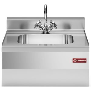 Diamond N60/LV6T-N Sink 400X400Xh200 With Mixing Tap And Siphon - N60-LV6T-N - 1