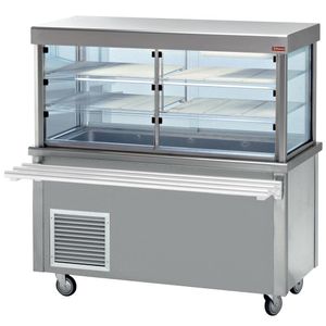 Diamond RPAV15-R2 Refrigerated Display on Refrigerated Cupboard, 1500mm - RPAV15-R2 - 1
