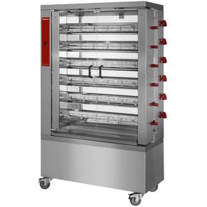 Diamond RVG/6-CM Chicken Gas Rotisserie, 36 Chickens Capacity - RVG-6-CM - 1