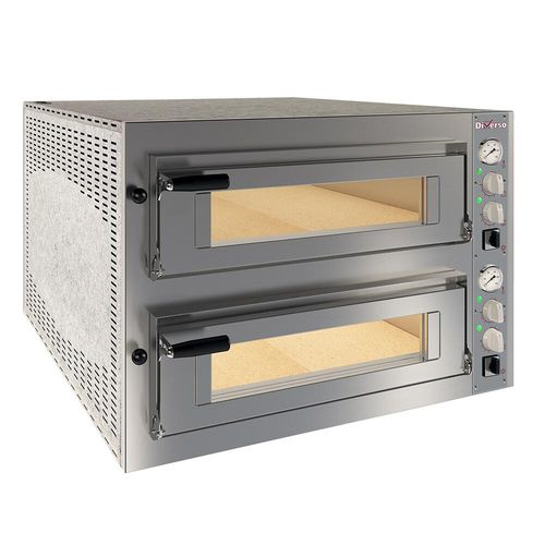 Diverso WR-FD26-MF Electric oven 2x 6 pizzas diam.350mm, 2 rooms - WR-FD26-MF - 2