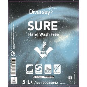 SURE Unperfumed Liquid Hand Wash 5Ltr (2 Pack) - FA249 - 3