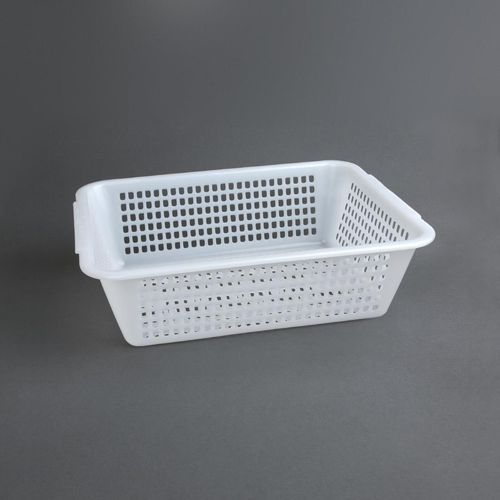 Vogue Square Colander White 272mm - CW356 - 1
