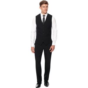 Events Mens Black Waiting Trouser - Long Leg 44" - BB170L-44 - 1