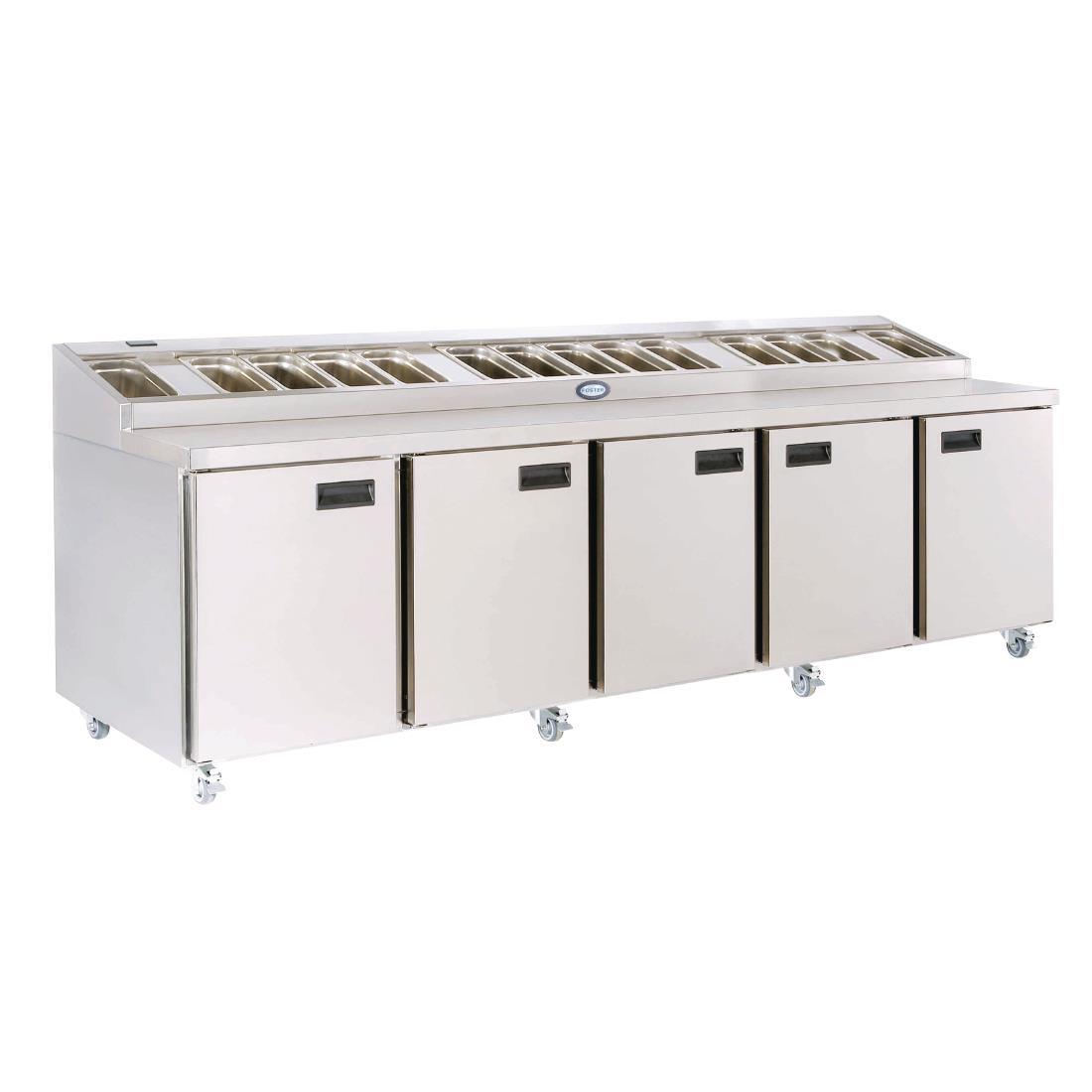 Foster Five Door Prep Counter Fridge FPS5HR - FS108 - 1