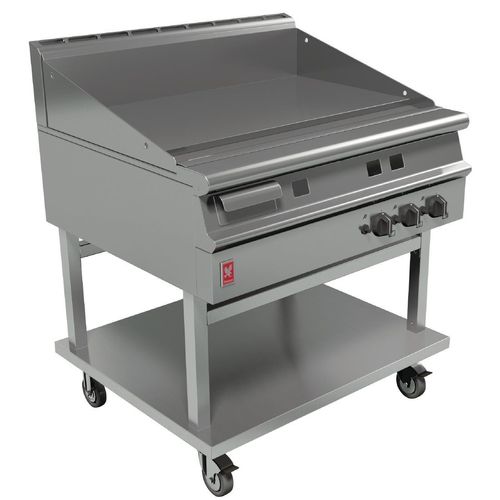 Falcon Dominator Plus 900mm Wide Smooth LPG Griddle on Mobile Stand G3941 - GP049-P - 1