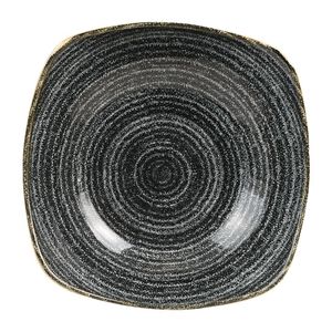 Churchill Studio Prints Homespun Square Bowls Charcoal Black 235mm - HC840 - 3