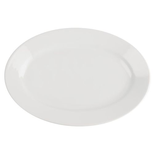 Royal Porcelain Classic White Oval Plates 200mm (Pack of 12)