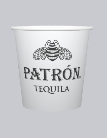 Custom Branded 4oz Single Wall Espresso Cups - Custom Printed 4oz Sampling Cups - 4oz Single Wall Paper Drinks Cups - 6