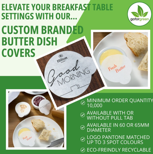 Butter Dish Covers - Custom Printed - 3