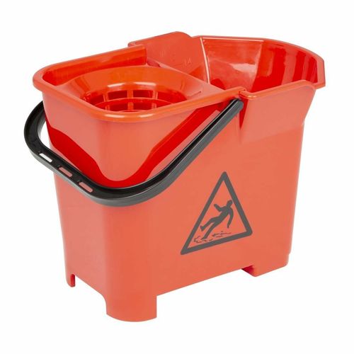 Jantex Colour Coded Mop Bucket Red - S222 - 1