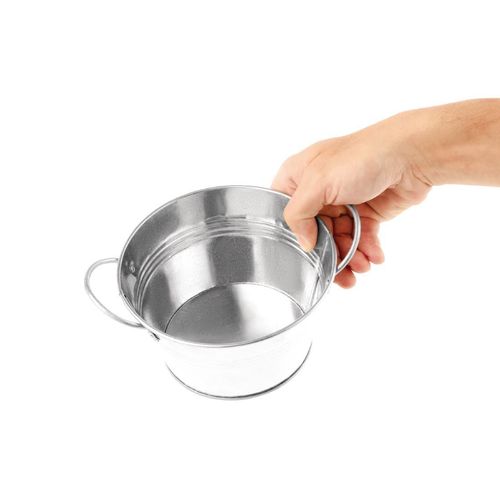 Olympia Mini Metal Food Bucket Shallow 150mm - DM214 - 6