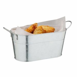Olympia Mini Metal Food Bucket Rectangle - GF249 - 1