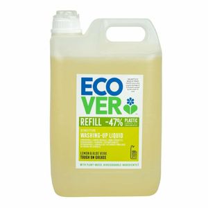 Ecover Lemon and Aloe Vera Washing Up Liquid Concentrate 5Ltr - GG203 - 1