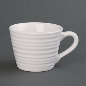 Olympia Café Aroma Mugs White 230ml (Pack of 6) - DH638 - 1