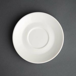 Olympia Cafe Saucers White 158mm (Pack of 12) - GL048 - 1