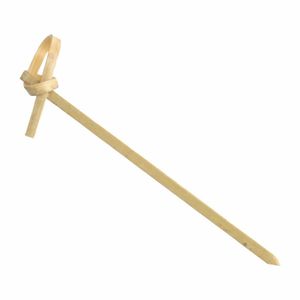 Fiesta Compostable Bamboo Looped Skewers 90mm (Pack of 100) - DK396 - 1