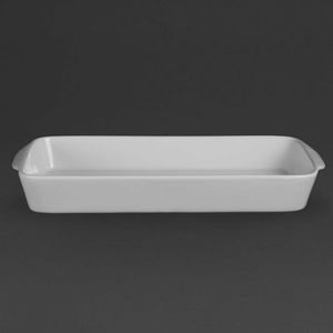 Olympia Whiteware Oblong Roasters 395x 219mm (Pack of 6) - W417 - 1