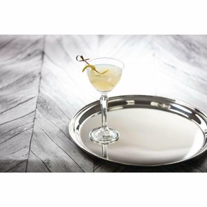 Olympia Stainless Steel Round Service Tray 305mm - J828 - 3