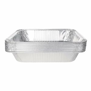 Fiesta Recyclable Foil 1/2 Gastronorm Containers (Pack of 5) - CP513 - 3
