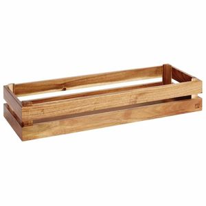APS Superbox Buffet Crate Acacia GN2/4 - DR735 - 1