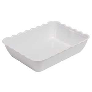 Olympia Kristallon Salad Crock 4.25Ltr White - CB750 - 1