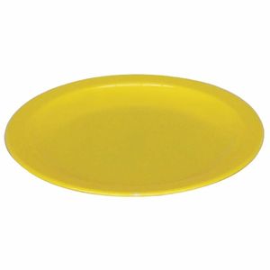 Olympia Kristallon Polycarbonate Plates Yellow 230mm (Pack of 12) - CB767 - 1