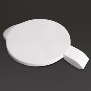 Olympia Kristallon White Polycarbonate Lid for 0.9Ltr Jug - J906 - 1