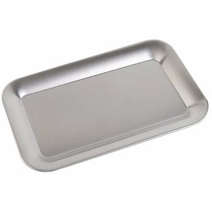 APS Stainless Steel Rectangular Service Tray 215mm - U261 - 1