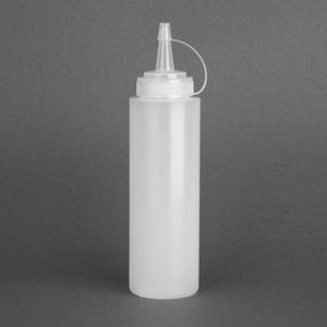 Vogue Clear Squeeze Sauce Bottle 8oz - K062 - 3