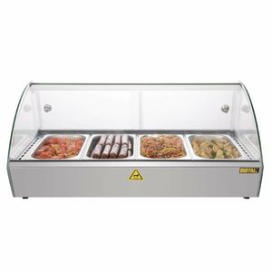Buffalo Countertop Heated Food Display 800mm - CW147 - 3