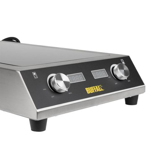 Buffalo Heavy Duty Double Induction Hob 7kW - GF239 - 7
