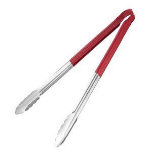 Hygiplas Colour Coded Serving Tong Red 405mm - HC854 - 1