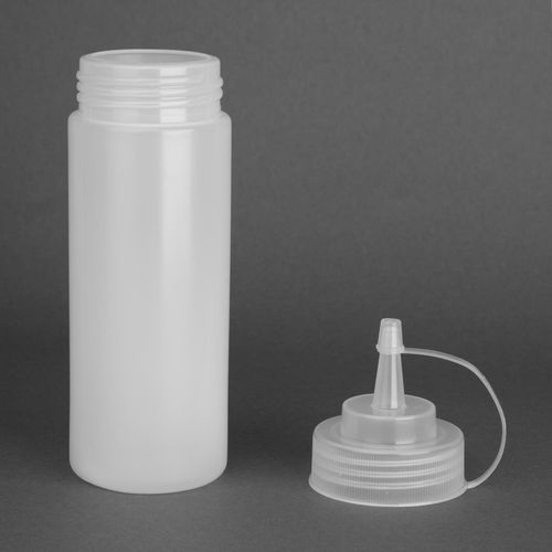 Vogue Clear Squeeze Sauce Bottle 12oz - K657 - 4
