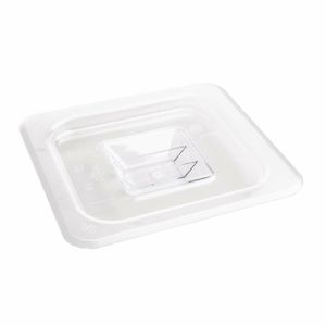 Vogue Polycarbonate 1/6 Gastronorm Lid Clear - U248 - 1