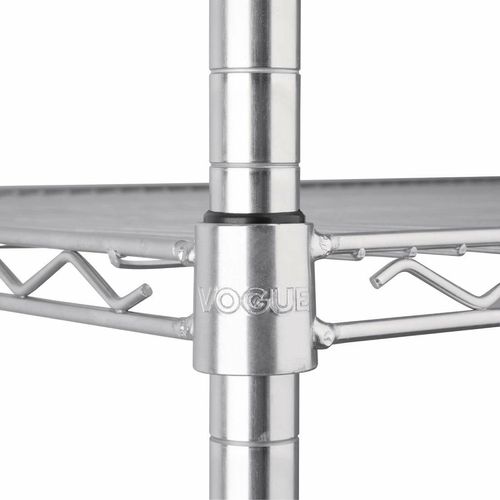 Vogue 4 Tier Wire Shelving Kit 1830x610mm - U259 - 4