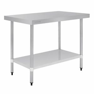 Vogue Stainless Steel Prep Table 1200mm - T376 - 1