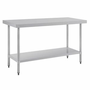 Vogue Stainless Steel Prep Table 1500mm - T377 - 1