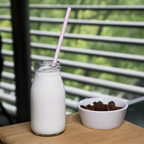 Fiesta Compostable Paper Straws Pink (Pack of 250) - FB139 - 4