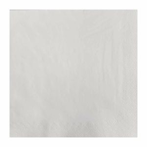 Fasana Lunch Napkin White 33x33cm 2ply 1/4 Fold (Pack of 1500) - CK874 - 1